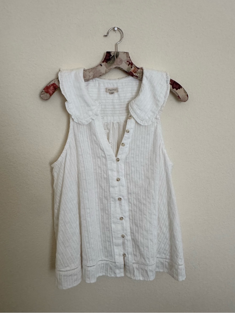 Pilcro Button Down Blouse Tank